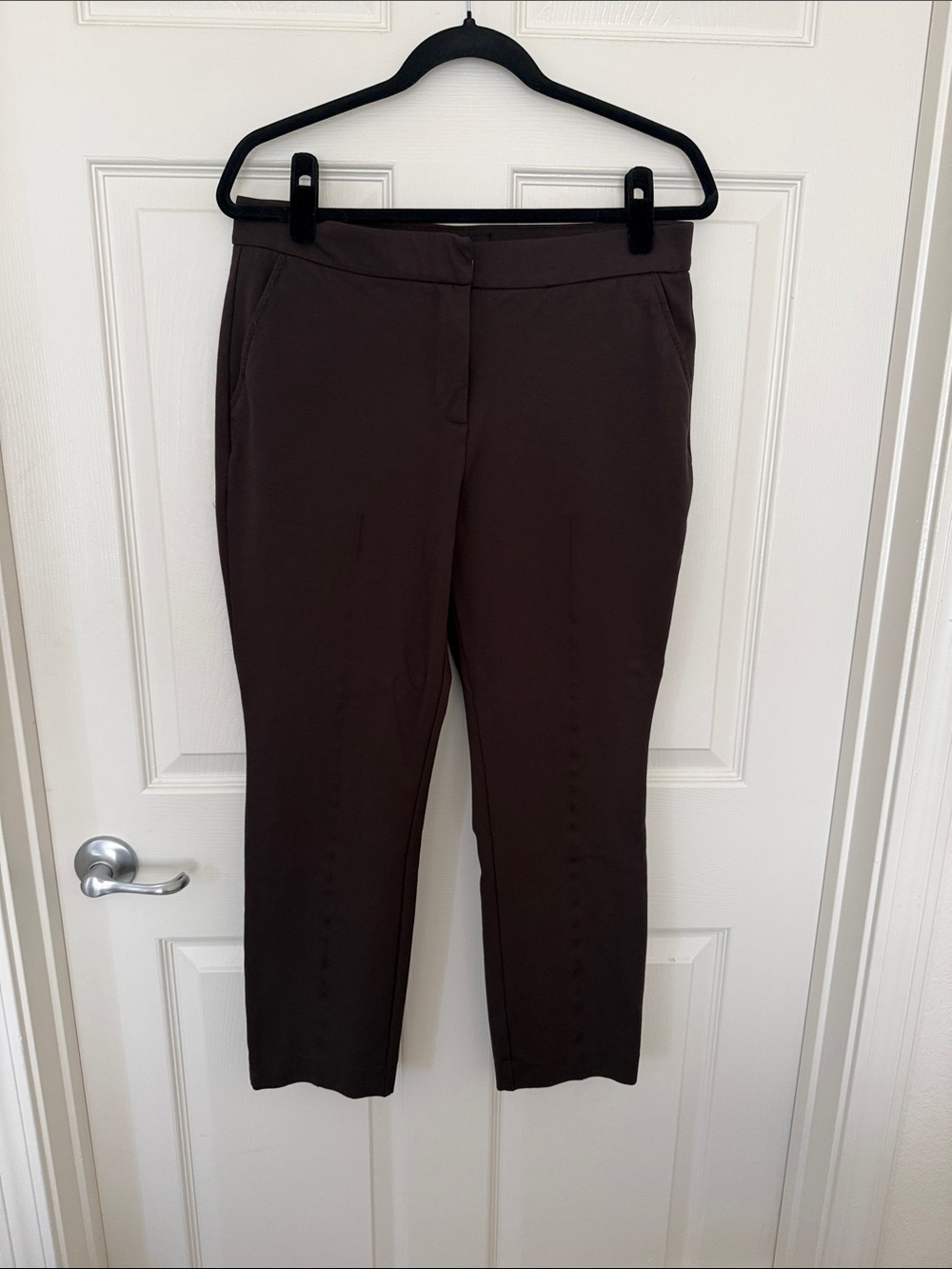 Banana Republic Women’s Brown Cropped Stretch Ankle Pants